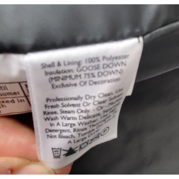 EDDIE BAUER MEN’S BLACK GOOSE DOWN VEST XXXL ZIP CLOSE & ZIP PKTS EUC - Picture 5 of 7